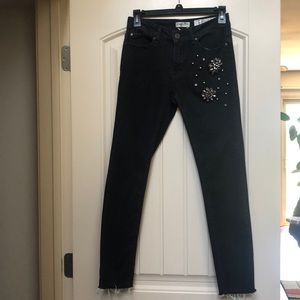 Embellished skinny jean